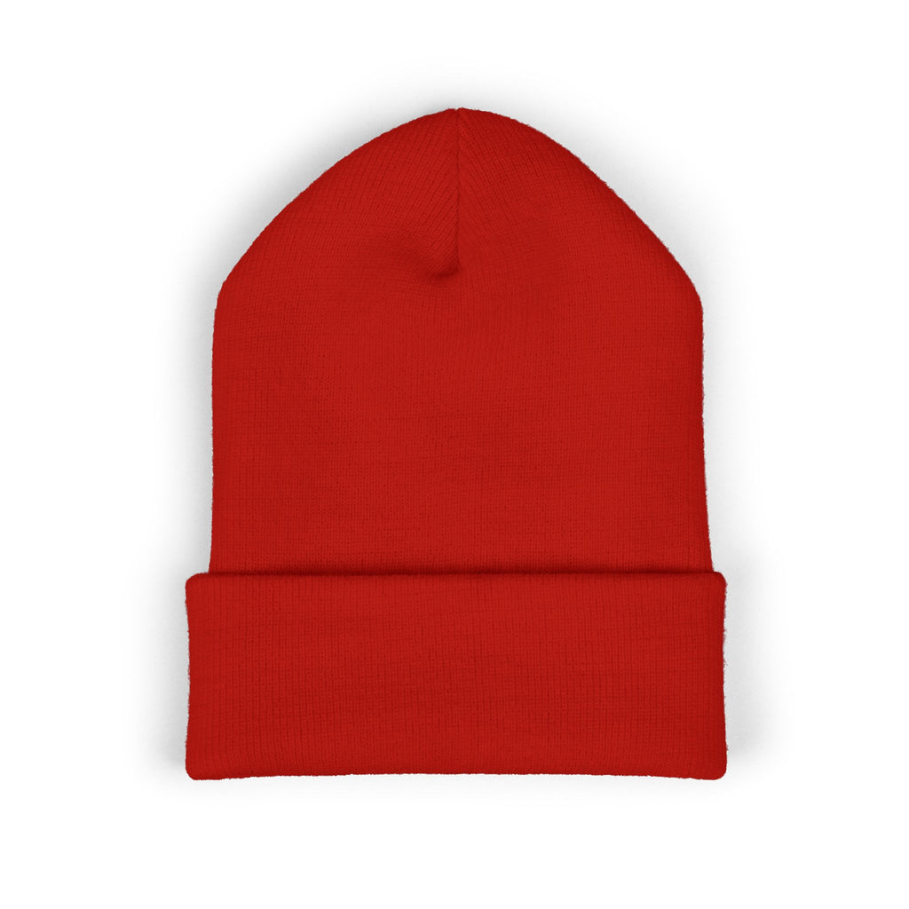 Selfishly Single Embroidered 'Sabbatic Nights' Crest Cuffed Beanie