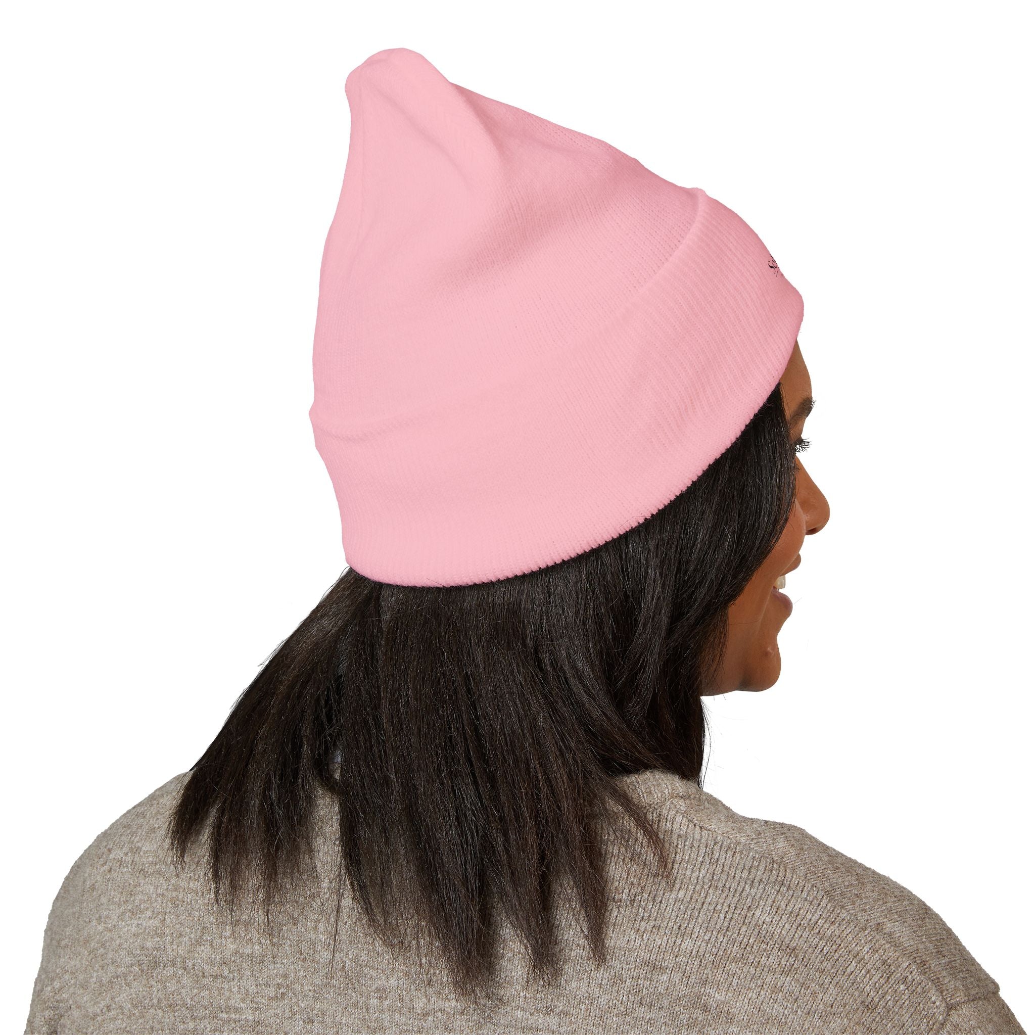 Selfishly Single Embroidered 'Sabbatic Nights' Crest Cuffed Beanie