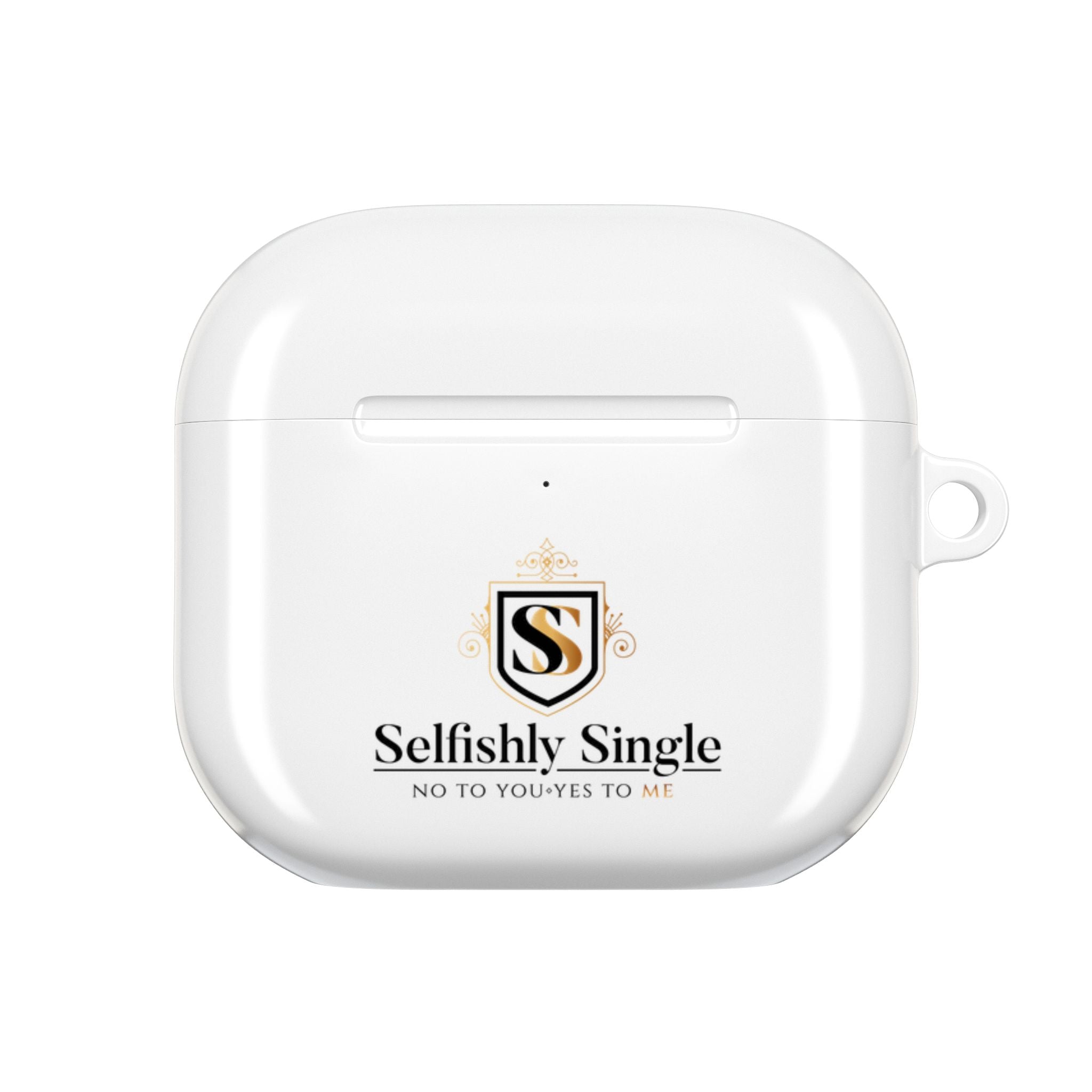 AirPod Case — "Selfishly Single" Monogram Protective Case