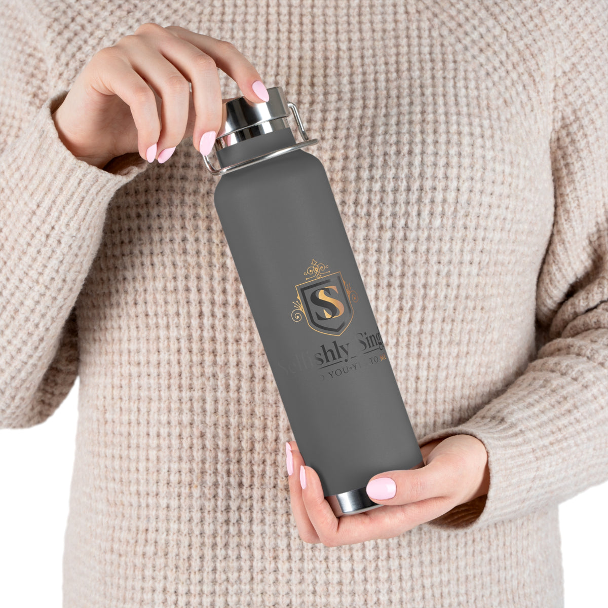 Selfishly Single -22oz Copper Vacuum Insulated Bottle